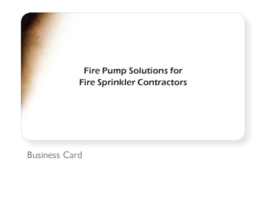 Firepump Sales & Services - Business Card Back